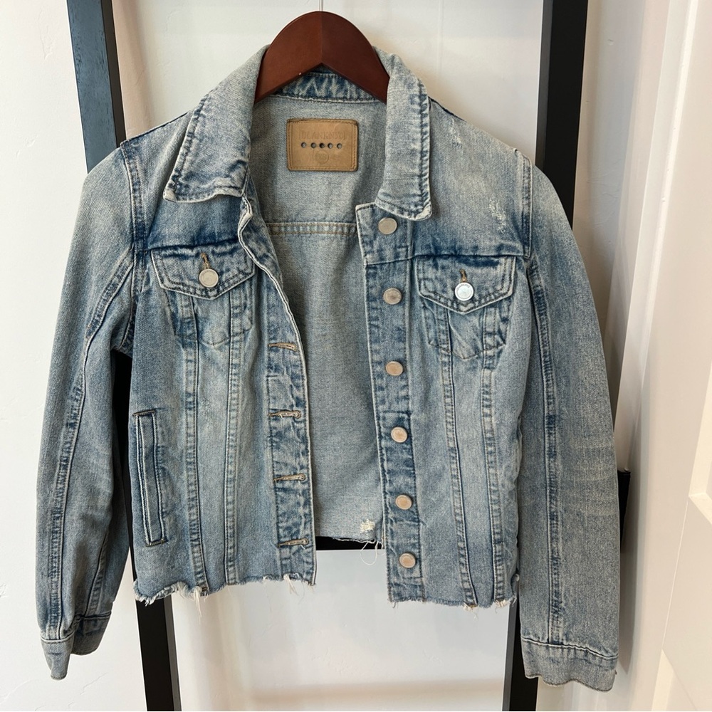 Blank NYC Light Blue Denim Jacket XS